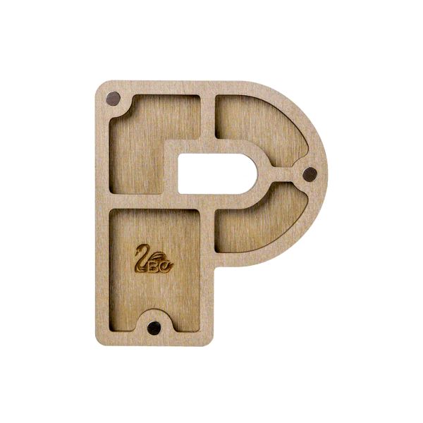 Buy Plywood Bead Organizer box Alphabet with wooden lid Jewelry making tray-FLZB-142(Ð)_2