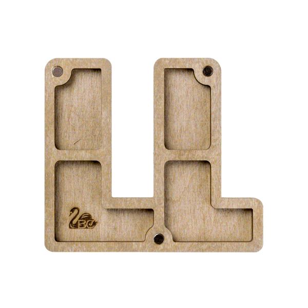 Buy Plywood Bead Organizer box Alphabet with wooden lid Jewelry making tray-FLZB-148(Ö)_2
