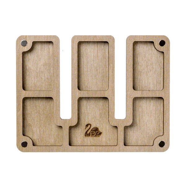 Buy Plywood Bead Organizer box Alphabet with wooden lid Jewelry making tray-FLZB-150(Ø)_2