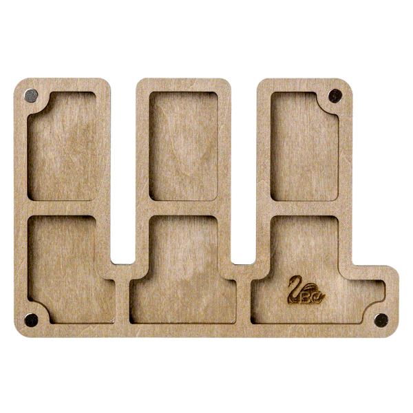 Buy Plywood Bead Organizer box Alphabet with wooden lid Jewelry making tray-FLZB-151(Ù)_2