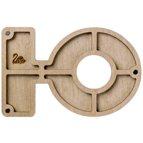 Buy Plywood Bead Organizer box Alphabet with wooden lid Jewelry making tray-FLZB-156(Þ)_2