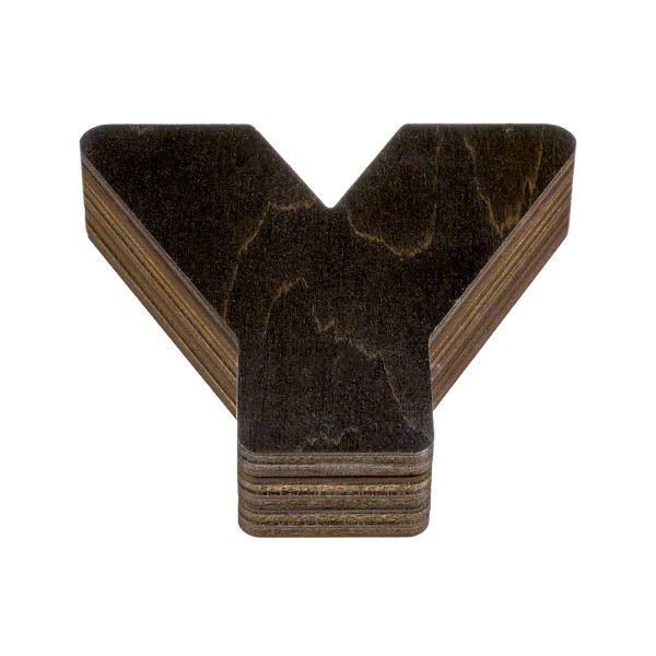 Buy Plywood Bead Organizer box Alphabet with wooden lid Jewelry making tray-FLZB-170(Y)_3