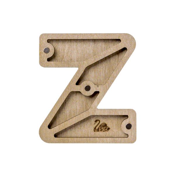 Buy Plywood Bead Organizer box Alphabet with wooden lid Jewelry making tray-FLZB-171(Z)_2