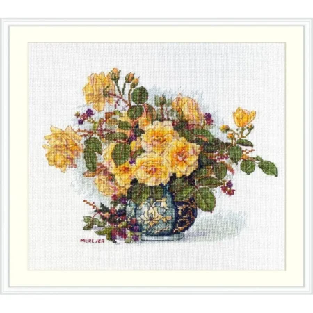 Buy Cross stitch kit a roses and berries-K-207
