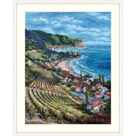 Buy Cross stitch kit View on the coast-K-226