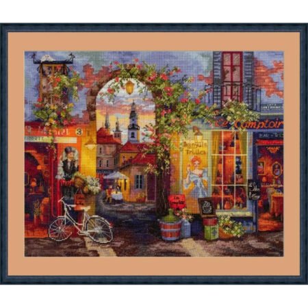 Buy Cross stitch kit French cafe-K-227