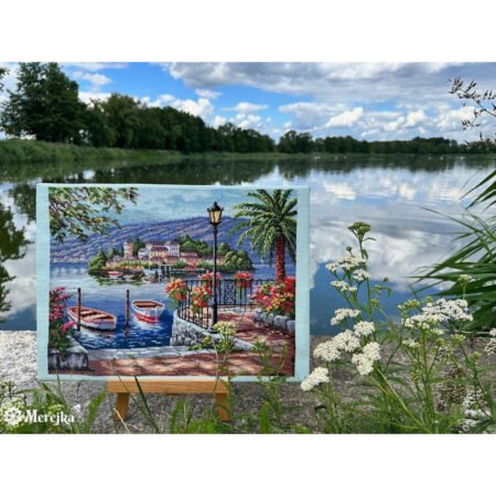 Buy Cross stitch kit Lago del Porto-K-234T
