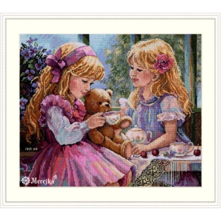 Buy Cross stitch kit The Teaparty-K-242