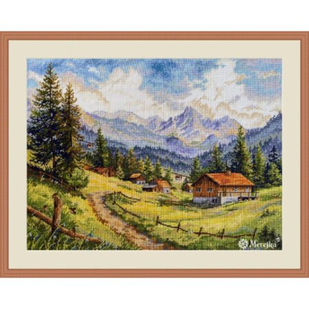 Buy Cross stitch kit The Chamonix Valley-K-244
