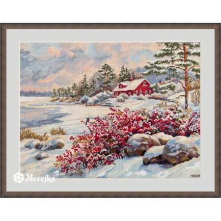 Buy Cross stitch kit The Lake House-K-261