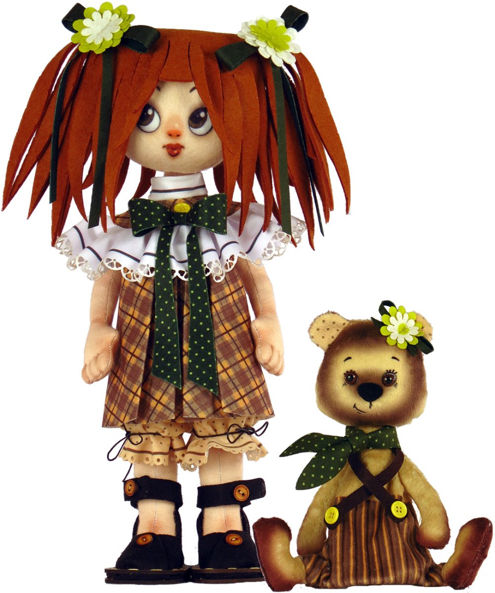 Buy Doll sewing kit A Girl With A Bear-K1071