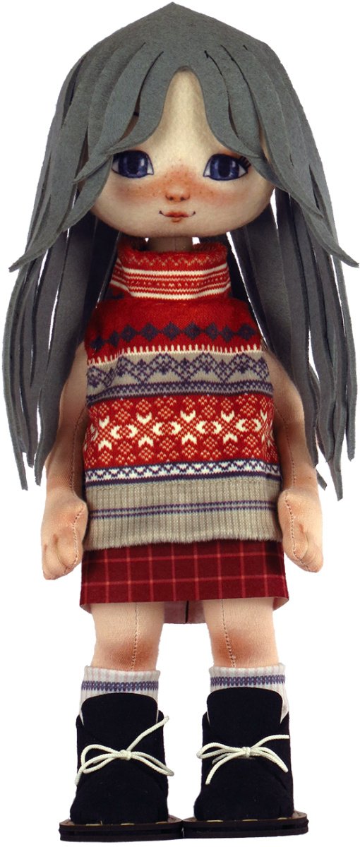 Buy Doll sewing kit A Girl With An Elk-K1074