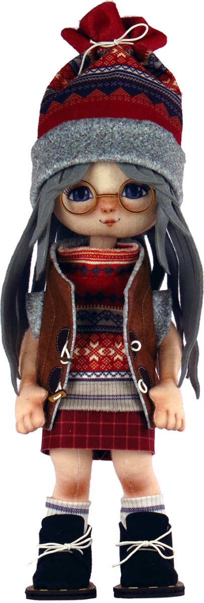 Buy Doll sewing kit A Girl With An Elk-K1074