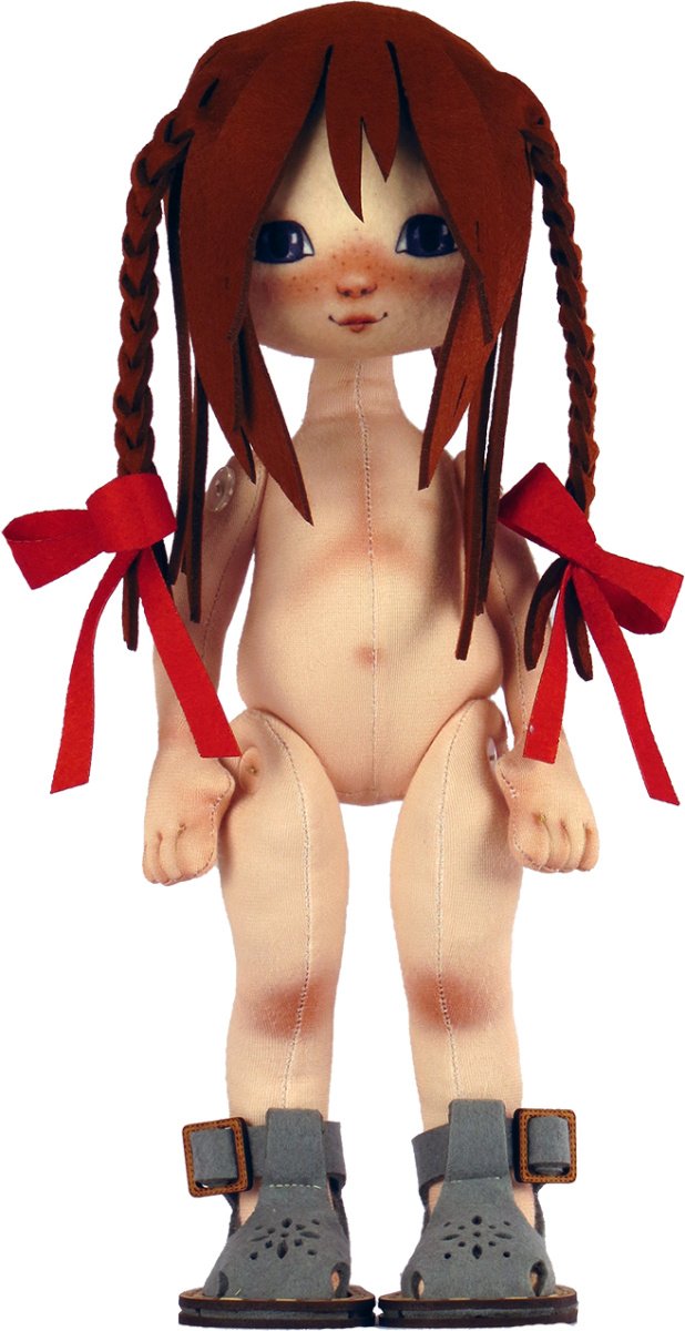 Buy Doll sewing kit A Girl With A Dog-K1077