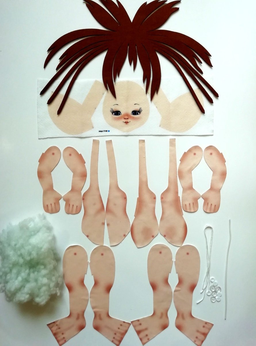 Buy Doll sewing kit A Girl With A Dog-K1077