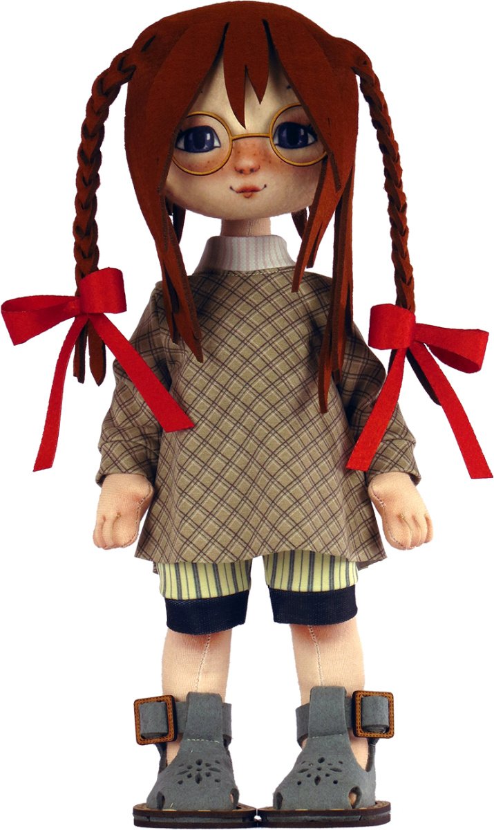 Buy Doll sewing kit A Girl With A Dog-K1077
