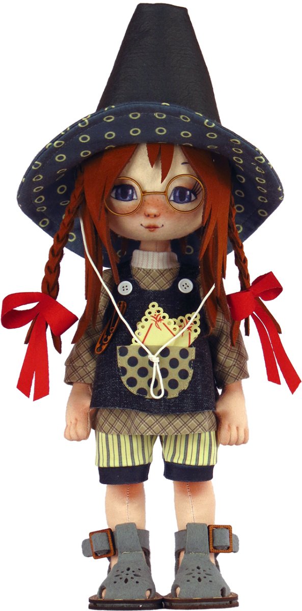 Buy Doll sewing kit A Girl With A Dog-K1077