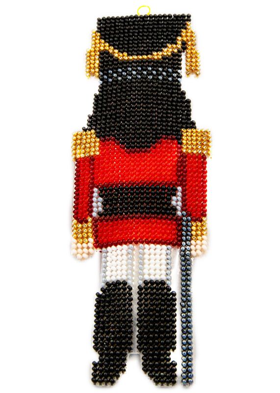 Buy Bead embroidery kit with a plastic base - Nutcracker_1