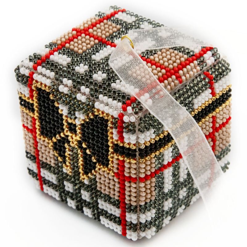 Buy Bead embroidery kit with a plastic base - Bow