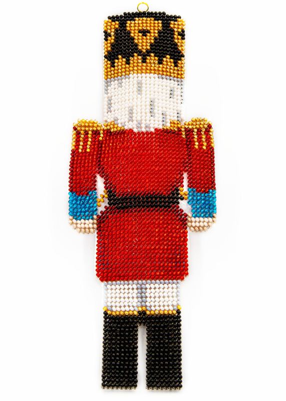 Buy Bead embroidery kit with a plastic base - Nutcracker_1