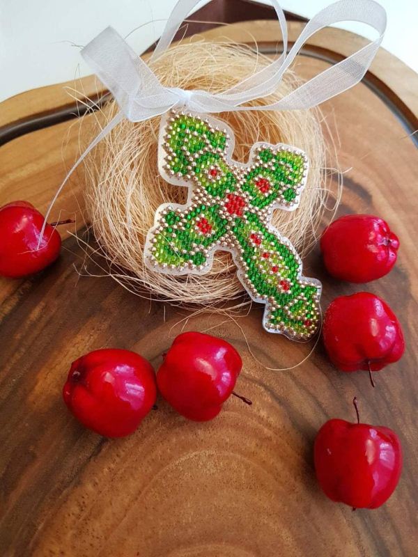 Buy Bead embroidery kit with a plastic base - Cross
