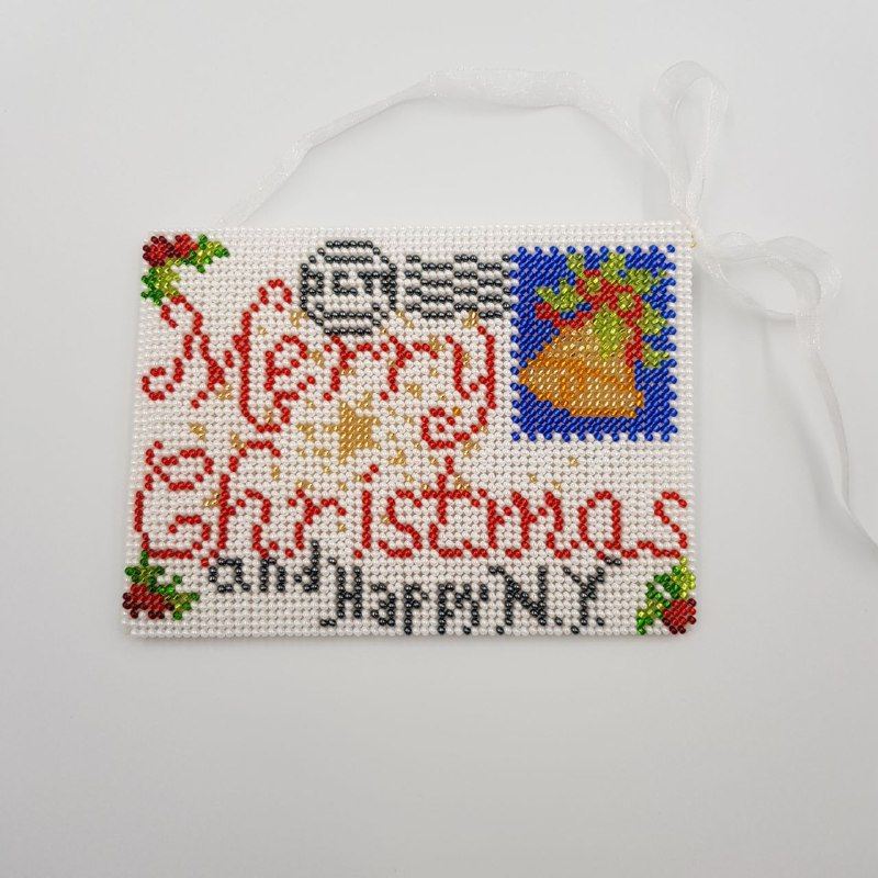 Buy Bead embroidery kit with a plastic base - Postcard
