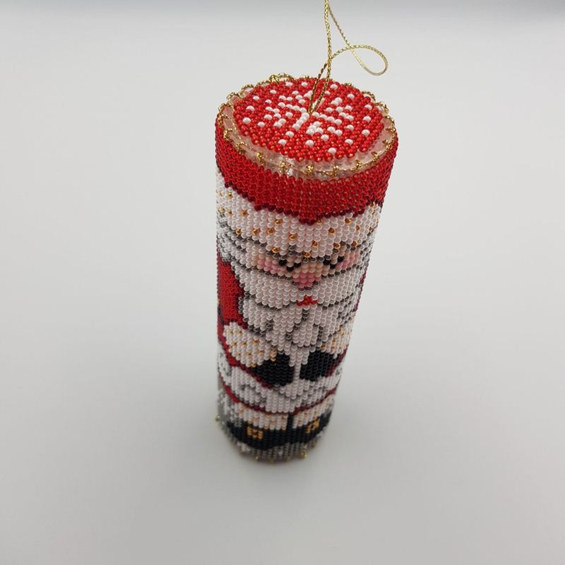 Buy Bead embroidery kit with a plastic base - Christmas toy_1