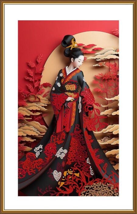 Buy Bead embroidery kit Eastern Beauty-NK3319