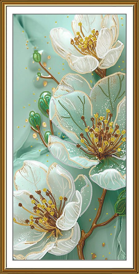 Buy Bead embroidery kit Flower Suite-NK3330