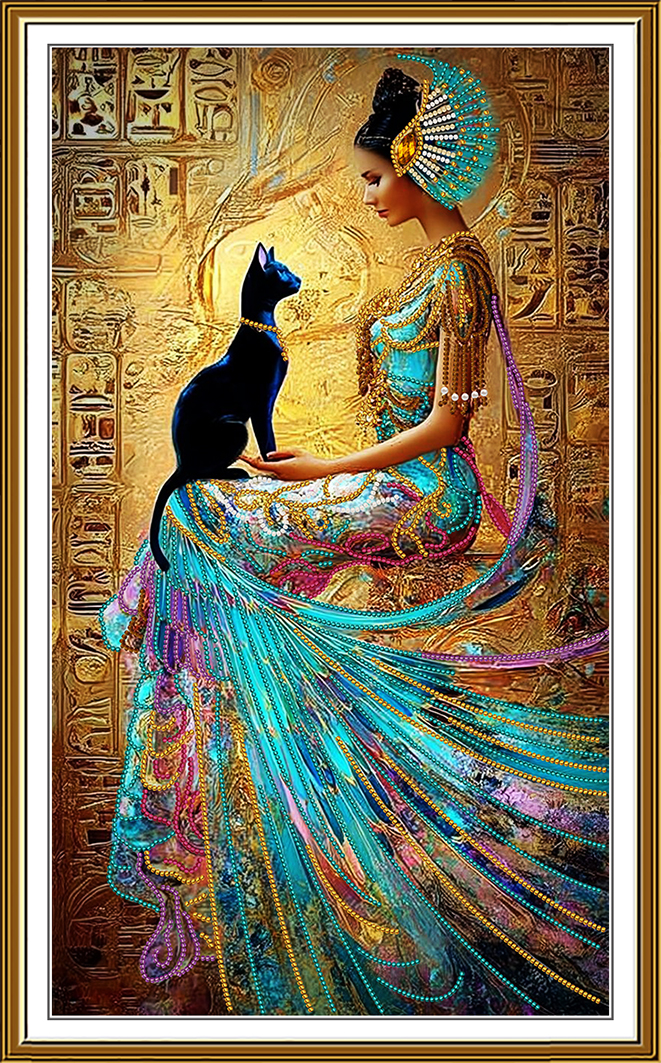 Buy Bead embroidery kit Egyptian woman-NK3349