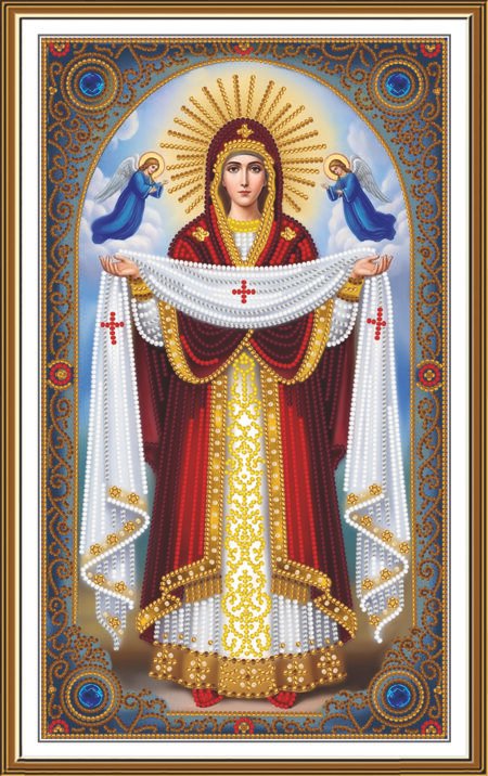 Buy Bead embroidery kit Protection of the Mother of God-NK3351