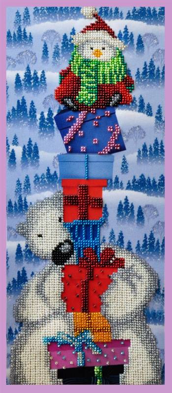 Buy Bead embroidery kit New Year's Pyramid-P-144