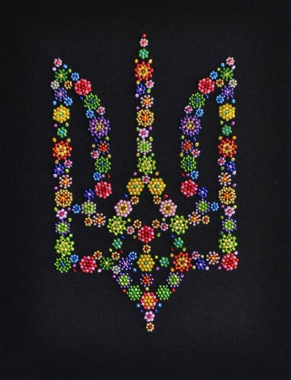 Buy Bead embroidery kit Symbol of Ukraine-P-223