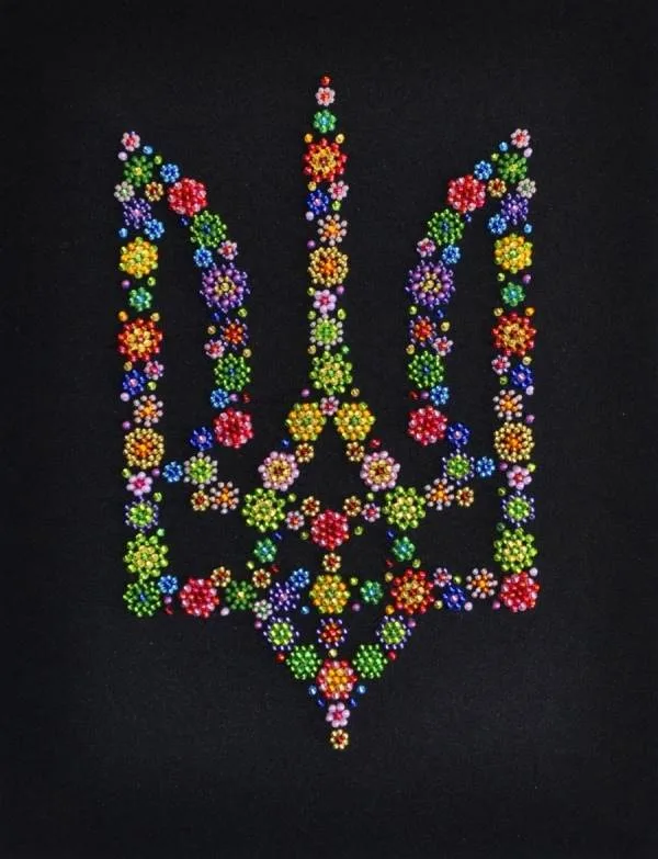 Buy Bead embroidery kit Symbol of Ukraine-P-223