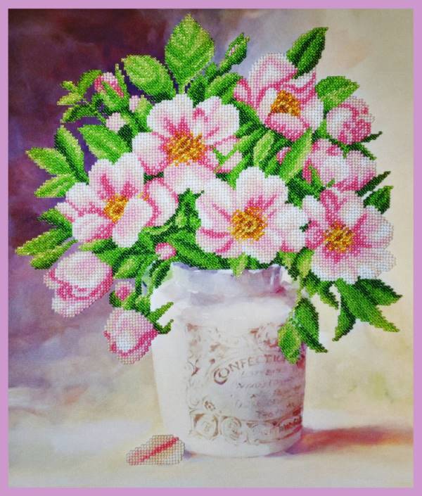 Buy Bead embroidery kit May Rose-P-298