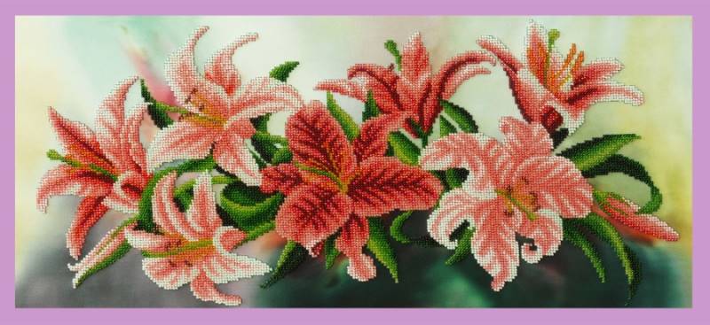 Buy Bead embroidery kit Lilies-P-320
