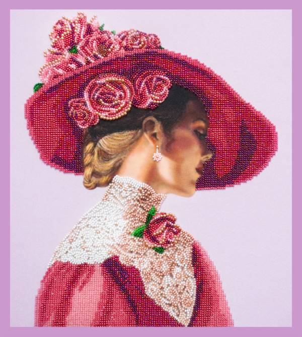 Buy Bead embroidery kit Lady-P-329