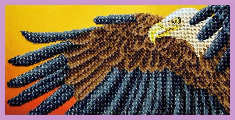 Buy Bead embroidery kit Eagle-P-332