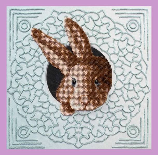 Buy Bead embroidery kit Rabbit-P-338