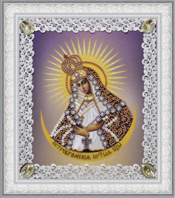 Buy Bead embroidery kit Icon of the Mother of God-P-374