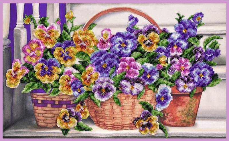 Buy Bead embroidery kit On the step-P-379