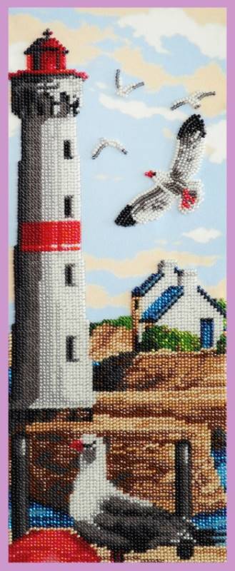 Buy Bead embroidery kit Lighthouse-P-382