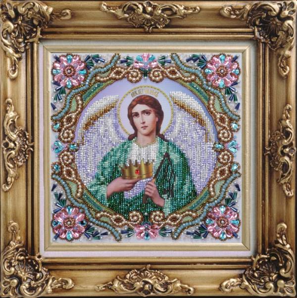 Buy Bead embroidery kit Icon of the Archangel Yehudhiel-P-394
