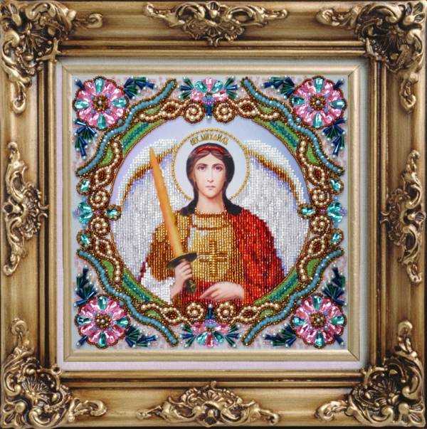Buy Bead embroidery kit Icon of the Archangel Michael-P-395