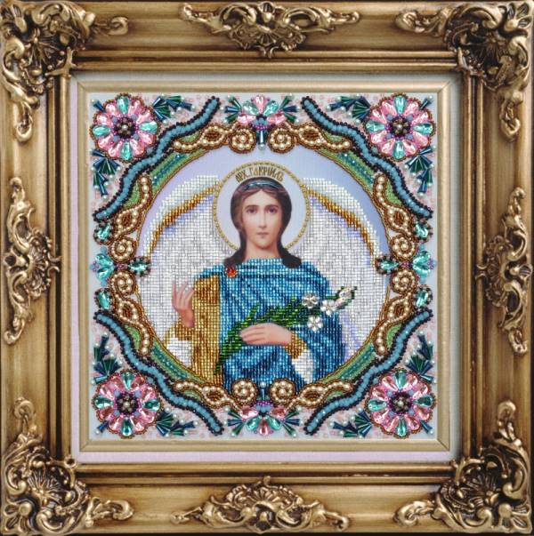 Buy Bead embroidery kit Icon of the Archangel Gabriel-P-397