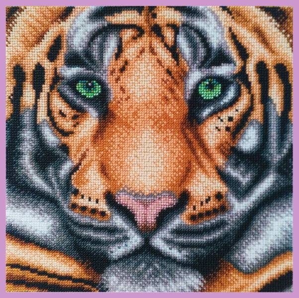 Buy Bead embroidery kit Tiger-P-412