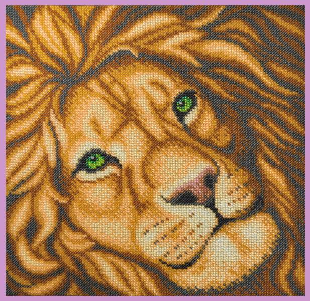 Buy Bead embroidery kit Lion-P-414