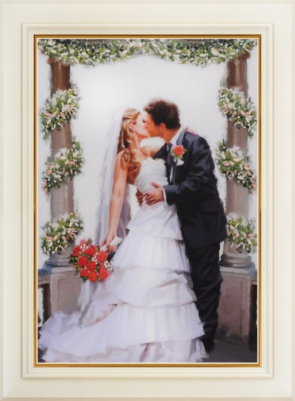 Buy Embroidery kit-Kiss the bride-R-002