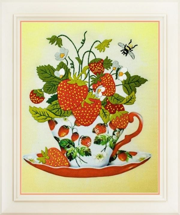 Buy Embroidery kit-Strawberry Tea-R-021