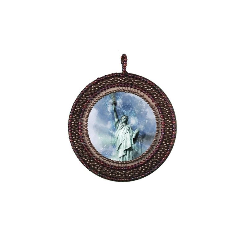 Buy Kit for embroidery - Pendant New York-rv4003